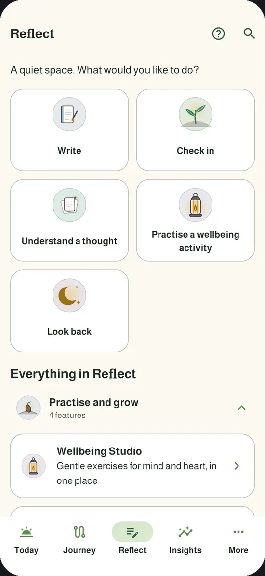 Go to Reflect
