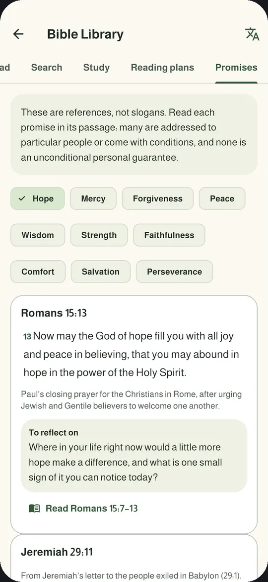 Bible Promises