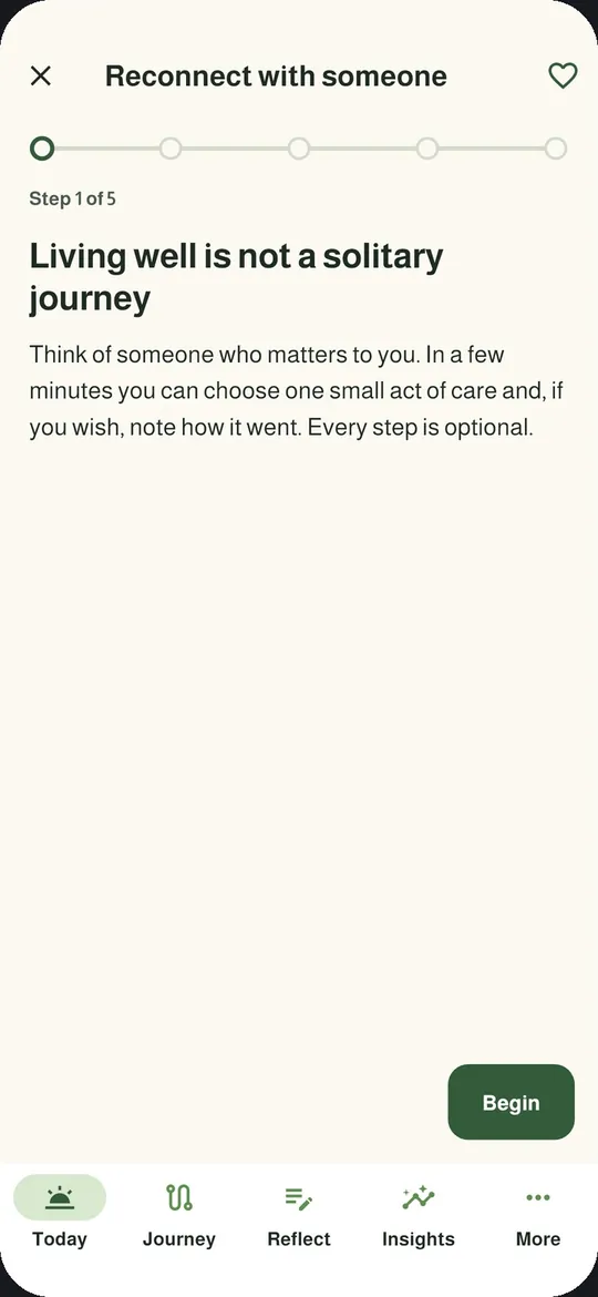 One small act of care